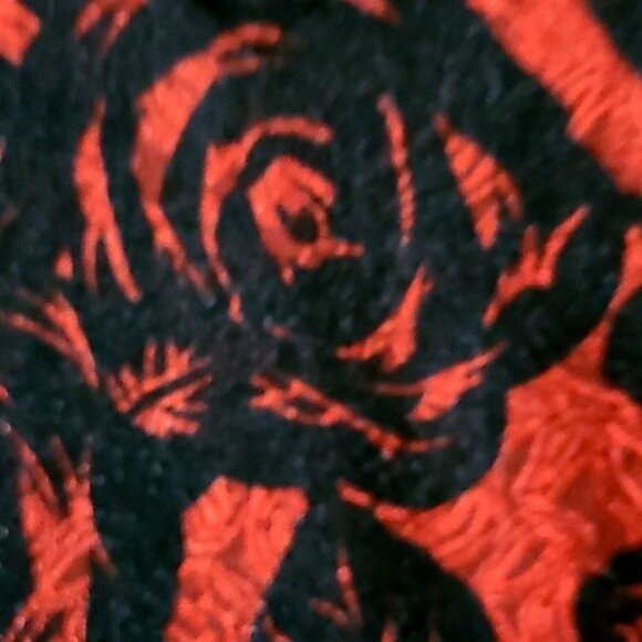 Homeyee Women's Size 10 V-Neck Dress Red and Black Beauty! NWT - Picture 6 of 8